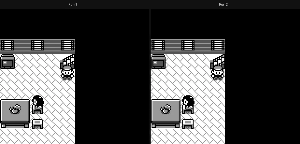 Multiple Pokemon agents running in parallel with split screen view